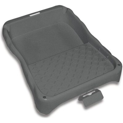HP Autozubehör, Zubehör Malerbedarf, Lackwanne ERGOLINE L360xB270xH35mm grau Polypropylen HP Autozubehör, Zubehör Malerbedarf, Lackwanne ERGOLINE L360xB270xH35mm grau Polypropylen