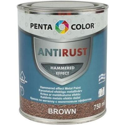 Pentacolor, Künstlerfarbe + Bastelfarbe, Paint Pentac Antirust Hammered Brn 750ml (750 ml) Pentacolor, Künstlerfarbe + Bastelfarbe, Paint Pentac Antirust Hammered Brn 750ml (750 ml)