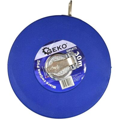 GEKO, Längenmesswerkzeug, Bandmass 30m, Bandbreite 12mm, PVC (30 m) GEKO, Längenmesswerkzeug, Bandmass 30m, Bandbreite 12mm, PVC (30 m)