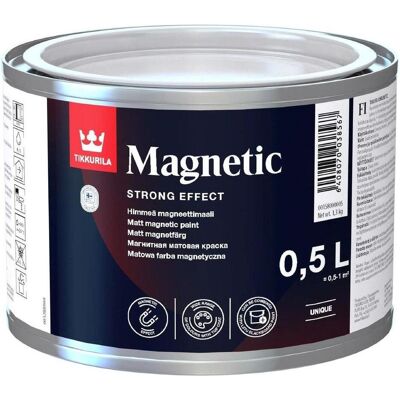 Tikkurila, Künstlerfarbe + Bastelfarbe, Effect Paint Magnetic 0,5l (500 ml) Tikkurila, Künstlerfarbe + Bastelfarbe, Effect Paint Magnetic 0,5l (500 ml)