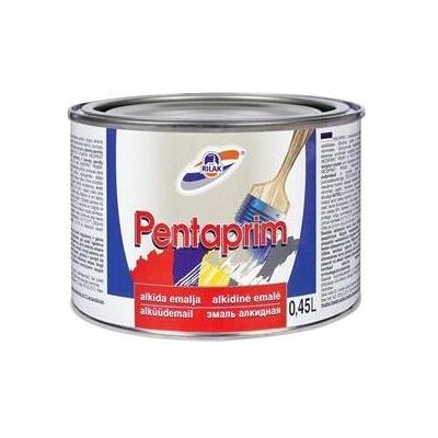 Rilak, Künstlerfarbe + Bastelfarbe, Alkyd Enamel Paint Pentaprim 0,45l Green (450 ml) Rilak, Künstlerfarbe + Bastelfarbe, Alkyd Enamel Paint Pentaprim 0,45l Green (450 ml)