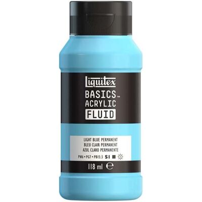 Liquitex - Basics Fluid - Hellblau - 118ml - Paint Liquitex - Basics Fluid - Hellblau - 118ml - Paint