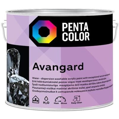 Pentacolor, Künstlerfarbe + Bastelfarbe, Dispersive Paint Avangard (White (4500 ml) Pentacolor, Künstlerfarbe + Bastelfarbe, Dispersive Paint Avangard (White (4500 ml)