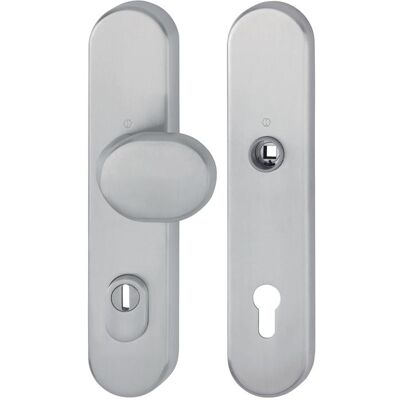 Hoppe, Türgriff + Türgarnitur, Schutzgarnitur E86G/3332ZA/3310 VA F69 92mm 67-77mm (Türgriff) Hoppe, Türgriff + Türgarnitur, Schutzgarnitur E86G/3332ZA/3310 VA F69 92mm 67-77mm (Türgriff)