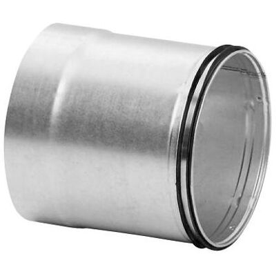 Lindab Zubehör Belüftungstechnik, Skydemuffe SMFU 125 med muffe-/nippelmål. Laengde 150 mm. Lindab Zubehör Belüftungstechnik, Skydemuffe SMFU 125 med muffe-/nippelmål. Laengde 150 mm.