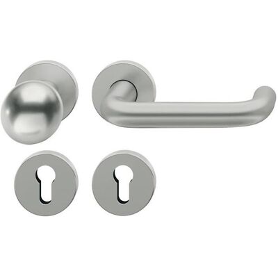 FSB Tür- & Fenstergriff-Set - 12 1070 - Rund, Aluminium, Natur FSB Tür- & Fenstergriff-Set - 12 1070 - Rund, Aluminium, Natur