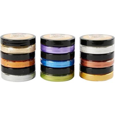 Viva Decor, Künstlerfarbe + Bastelfarbe, Inka -gold - Basis -Set, 9x50 ml (50 ml) Viva Decor, Künstlerfarbe + Bastelfarbe, Inka -gold - Basis -Set, 9x50 ml (50 ml)