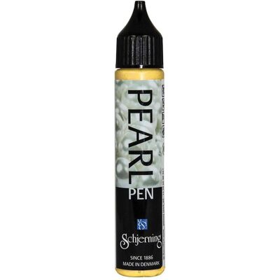 Schjerning, Künstlerfarbe + Bastelfarbe, Pearl Pen gelb 28ml (28 ml) Schjerning, Künstlerfarbe + Bastelfarbe, Pearl Pen gelb 28ml (28 ml)