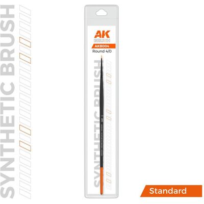 AK Interactive, Pinsel, AK SYNTHETIC BRUSH - ROUND 4/0 AK Interactive, Pinsel, AK SYNTHETIC BRUSH - ROUND 4/0