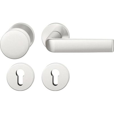 FSB, Türgriff + Türgarnitur, Rosettengarnitur 12 1267 Aluminium 0105 rund PZ DIN links / rechts flach D/K (Türgarnitur) FSB, Türgriff + Türgarnitur, Rosettengarnitur 12 1267 Aluminium 0105 rund PZ DIN links / rechts flach D/K (Türgarnitur)