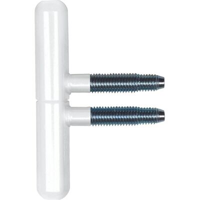 SFS, Türband, Fenster-Einbohrband Fensterscharnier 2-Stufengewindebolzen Stahl weiss SFS, Türband, Fenster-Einbohrband Fensterscharnier 2-Stufengewindebolzen Stahl weiss