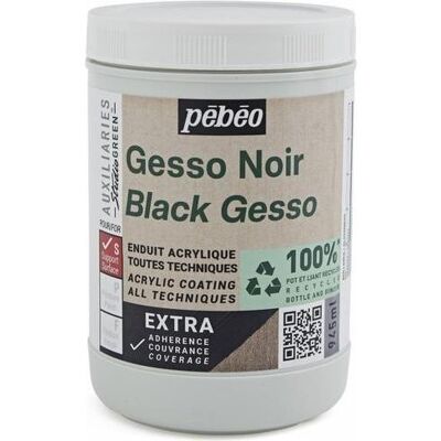Pebeo, Künstlerfarbe + Bastelfarbe, Studiogrünes schwarzes Gesso (945 ml) Pebeo, Künstlerfarbe + Bastelfarbe, Studiogrünes schwarzes Gesso (945 ml)
