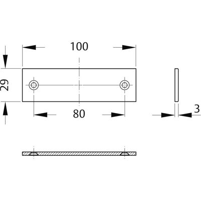 Assa Abloy, Türöffner + Türschliesser, Polystyrol-Gleitstück Assa Abloy, Türöffner + Türschliesser, Polystyrol-Gleitstück