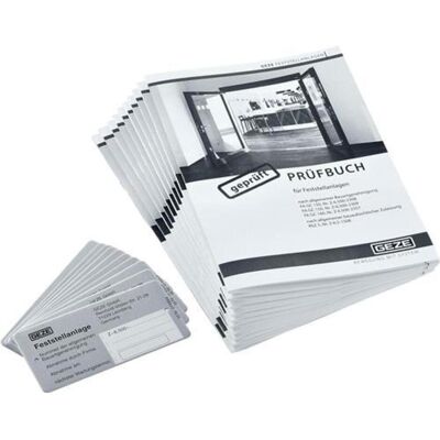Geze - Abnahmeset - Prüfbücher - Zulassungsschilder - Door hardware inspection set Geze - Abnahmeset - Prüfbücher - Zulassungsschilder - Door hardware inspection set