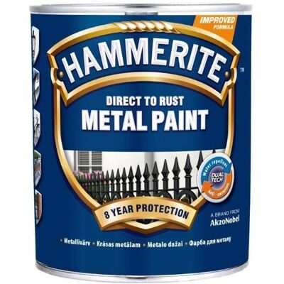 Hammerite, Künstlerfarbe + Bastelfarbe, Paint Silver Satin 750ml (750 ml) Hammerite, Künstlerfarbe + Bastelfarbe, Paint Silver Satin 750ml (750 ml)