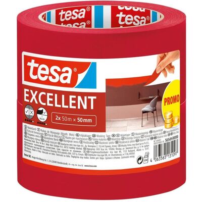 tesa, Klebeband, 2x Malerband EXCELLENT (50 mm) tesa, Klebeband, 2x Malerband EXCELLENT (50 mm)