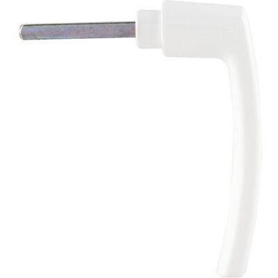 Roto, Fenstergriff, Steckgriff lose, mit VK 7 mm, Aluminium weiss Roto, Fenstergriff, Steckgriff lose, mit VK 7 mm, Aluminium weiss
