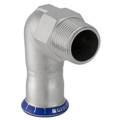 Geberit Rohrverbindungstechnik, 18 mm x 1/2" Vinkel RF muffe/nippel Mapress (Winkelverbindung) Geberit Rohrverbindungstechnik, 18 mm x 1/2" Vinkel RF muffe/nippel Mapress (Winkelverbindung)