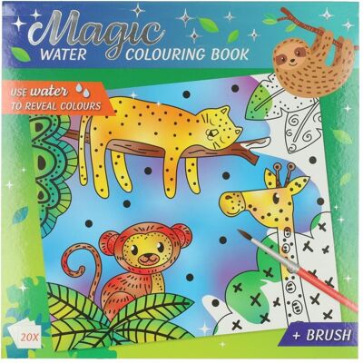 Wins Holland, Künstlerfarbe + Bastelfarbe, Magischer Aquarell-Malblock Dschungeltiere Wins Holland, Künstlerfarbe + Bastelfarbe, Magischer Aquarell-Malblock Dschungeltiere