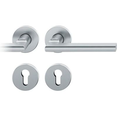 FSB, Türgriff + Türgarnitur, Rosettengarnitur 12 1035 Edelstahl F69 rund PZ DIN links / rechts D/D (Türgarnitur) FSB, Türgriff + Türgarnitur, Rosettengarnitur 12 1035 Edelstahl F69 rund PZ DIN links / rechts D/D (Türgarnitur)