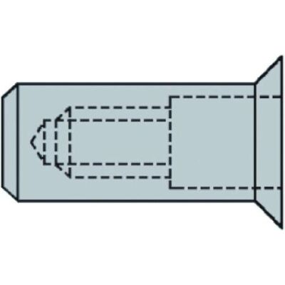 Gesipa, Möbelausstattung, CAP-Blindnietmuttern Alu Senkkopf M 6 x 9 x 25 (100 Stk.) Gesipa, Möbelausstattung, CAP-Blindnietmuttern Alu Senkkopf M 6 x 9 x 25 (100 Stk.)
