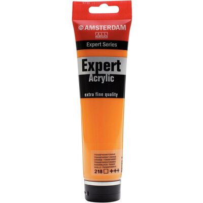 Amsterdam, Künstlerfarbe + Bastelfarbe, Expert Acrylfarbe Tube 150 ml Transparentorange 218 (150 ml) Amsterdam, Künstlerfarbe + Bastelfarbe, Expert Acrylfarbe Tube 150 ml Transparentorange 218 (150 ml)