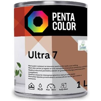 Pentacolor, Künstlerfarbe + Bastelfarbe, Emulsion Paint Ultra 7 Whi (1000 ml) Pentacolor, Künstlerfarbe + Bastelfarbe, Emulsion Paint Ultra 7 Whi (1000 ml)
