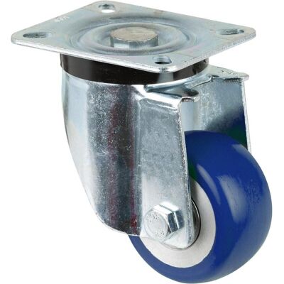 BS Rollen, Möbelrollen, Lenkrolle D.80mm Trgf.170kg Lenkrollen PU Platte L105xB85mm Farbe Rl.grün BS Rollen, Möbelrollen, Lenkrolle D.80mm Trgf.170kg Lenkrollen PU Platte L105xB85mm Farbe Rl.grün
