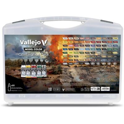 Wittmax, Künstlerfarbe + Bastelfarbe, Model Color Military set 80 colors x 18ml (18 ml) Wittmax, Künstlerfarbe + Bastelfarbe, Model Color Military set 80 colors x 18ml (18 ml)