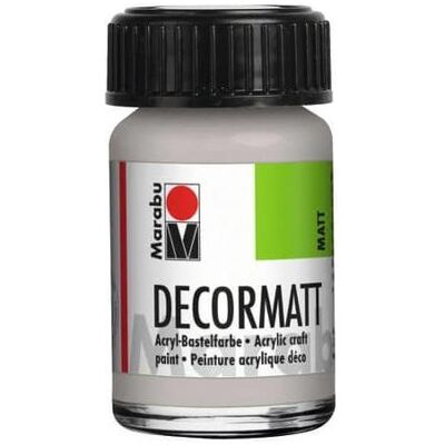 Marabu, Künstlerfarbe + Bastelfarbe, Decormatt Acryl 15 ml im Glas metallic silber (15 ml) Marabu, Künstlerfarbe + Bastelfarbe, Decormatt Acryl 15 ml im Glas metallic silber (15 ml)
