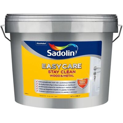 Sadolin, Künstlerfarbe + Bastelfarbe, Paint Easycare Wood And Metal Bw 4.7l (4700 ml) Sadolin, Künstlerfarbe + Bastelfarbe, Paint Easycare Wood And Metal Bw 4.7l (4700 ml)