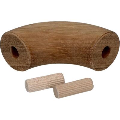 OK-Line, Treppengeländer + Handlauf, Holz-Handlaufbogen Ø 42 mm (Holz geölt) OK-Line, Treppengeländer + Handlauf, Holz-Handlaufbogen Ø 42 mm (Holz geölt)