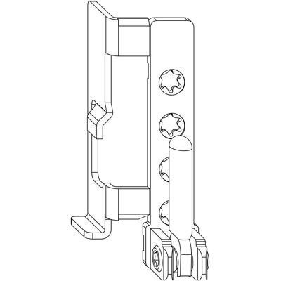 Maco, Drehkippbeschlag, Ecklager AS für Falzecklagerband mit ÜV, 12/20 mm, links, silber (54693) Maco, Drehkippbeschlag, Ecklager AS für Falzecklagerband mit ÜV, 12/20 mm, links, silber (54693)