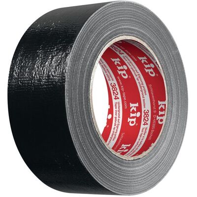 Kip, Klebeband, Steinband 3824 schwarz Länge 50 m Breite 50 mm (50 mm) Kip, Klebeband, Steinband 3824 schwarz Länge 50 m Breite 50 mm (50 mm)