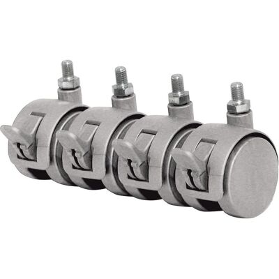 Kerkmann, Möbelrollen, Lenkrolle mit Feststeller, VE 4 Stk, für Stellwand-Element Kerkmann, Möbelrollen, Lenkrolle mit Feststeller, VE 4 Stk, für Stellwand-Element
