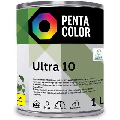 Pentacolor, Künstlerfarbe + Bastelfarbe, Emul Paint Ultra 10 Clr 1l (1000 ml) Pentacolor, Künstlerfarbe + Bastelfarbe, Emul Paint Ultra 10 Clr 1l (1000 ml)