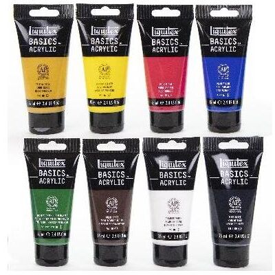 Winsor & Newton, Künstlerfarbe + Bastelfarbe, Basics Acryl set 8x75ml (75 ml) Winsor & Newton, Künstlerfarbe + Bastelfarbe, Basics Acryl set 8x75ml (75 ml)
