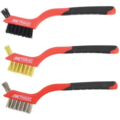 Awtools, Pinsel, Drahtbürsten Mini -Set 3 PCs. Awtools, Pinsel, Drahtbürsten Mini -Set 3 PCs.