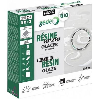 Pebeo, Künstlerfarbe + Bastelfarbe, Gédéo Kit Bio Überzugharz (300 ml) Pebeo, Künstlerfarbe + Bastelfarbe, Gédéo Kit Bio Überzugharz (300 ml)
