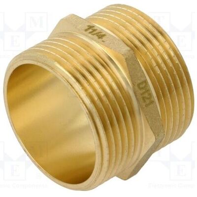 Gebo, Rohrverbindungstechnik, Verbinder: Nippel männlich-männlich,sechseckig Messing CW617N (Doppelnippel) Gebo, Rohrverbindungstechnik, Verbinder: Nippel männlich-männlich,sechseckig Messing CW617N (Doppelnippel)