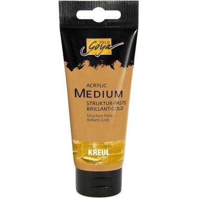 Kreul, Künstlerfarbe + Bastelfarbe, SOLO GOYA Acrylic Medium Brillant-Gold 100 ml Tube (100 ml) Kreul, Künstlerfarbe + Bastelfarbe, SOLO GOYA Acrylic Medium Brillant-Gold 100 ml Tube (100 ml)