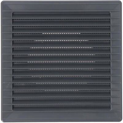 EDM - Ø10cm Quadrat - ABS Grau - 17x17cm - Lüftungsgitter EDM - Ø10cm Quadrat - ABS Grau - 17x17cm - Lüftungsgitter