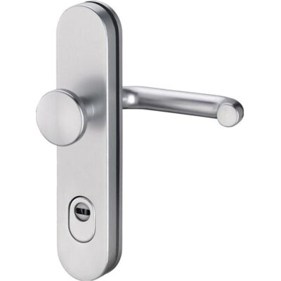 EDI, Türgriff + Türgarnitur, Schutzgarnitur Logo 8755/0772 Aluminium F1 72 mm 35-45 mm (Türgriff) EDI, Türgriff + Türgarnitur, Schutzgarnitur Logo 8755/0772 Aluminium F1 72 mm 35-45 mm (Türgriff)