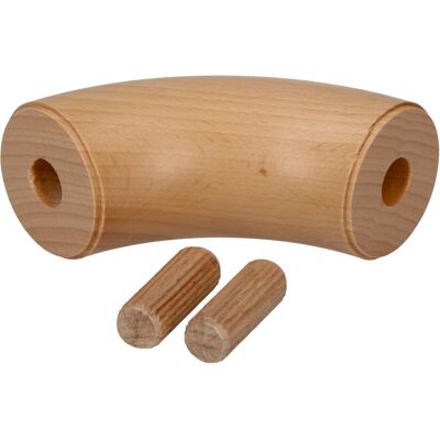 OK-Line, Treppengeländer + Handlauf, Holz-Handlaufbogen Ø 42 mm (Holz lackiert) OK-Line, Treppengeländer + Handlauf, Holz-Handlaufbogen Ø 42 mm (Holz lackiert)