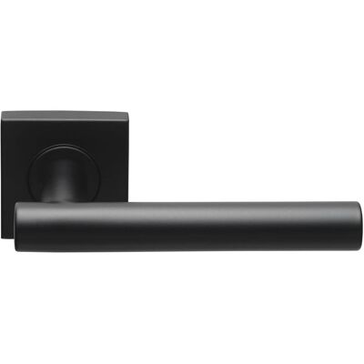 Formani, Türgriff + Türgarnitur, Türgriff am quadratischen Rosette LB7-19bsqr53g - Grundlagen - Matt Black (Türgarnitur, Türgriff) Formani, Türgriff + Türgarnitur, Türgriff am quadratischen Rosette LB7-19bsqr53g - Grundlagen - Matt Black (Türgarnitur, Türgriff)