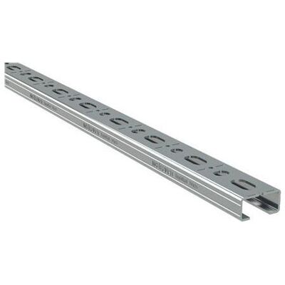 Walraven, Profil + Stange, Profilschiene RAPIDRAIL C-Profil WM1, 2000 mm, 30 x 15 mm - VPE: 20 Walraven, Profil + Stange, Profilschiene RAPIDRAIL C-Profil WM1, 2000 mm, 30 x 15 mm - VPE: 20