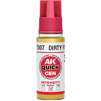 AK Interactive, Künstlerfarbe + Bastelfarbe, Pot de Quick Gen - Dirty Yellow (18 ml) (18 ml) AK Interactive, Künstlerfarbe + Bastelfarbe, Pot de Quick Gen - Dirty Yellow (18 ml) (18 ml)