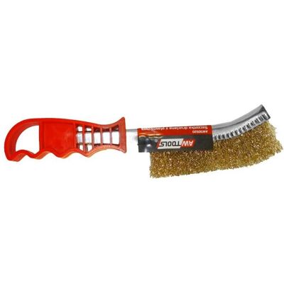 Awtools, Pinsel, Messingdrahtbürste mit einem Plastikgriff Awtools, Pinsel, Messingdrahtbürste mit einem Plastikgriff