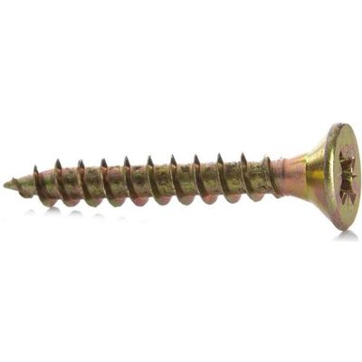 Fischer, Dübel, CHIPBOARD SCREW 6.0X40 YLW ZP 20PCS G1 (20 Stk.) Fischer, Dübel, CHIPBOARD SCREW 6.0X40 YLW ZP 20PCS G1 (20 Stk.)