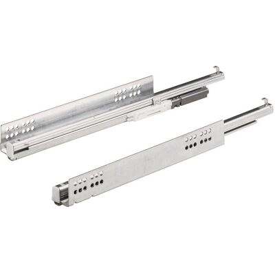 Hettich, Schubladenauszüge, Schubladenschiene Vollauszug Quadro V6 400 mm Push to open verzinkt 2 Stück Hettich, Schubladenauszüge, Schubladenschiene Vollauszug Quadro V6 400 mm Push to open verzinkt 2 Stück
